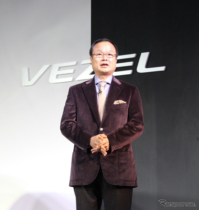 ホンダ 伊東孝紳社長(ホンダ ヴェゼル 発表会)
