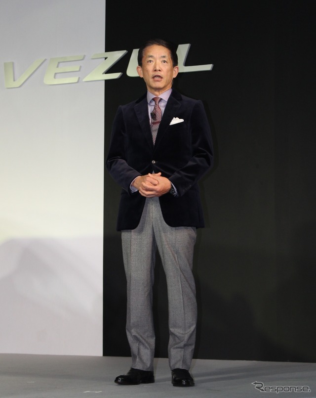 ホンダ 専務執行役員 峯川尚氏(ホンダ ヴェゼル 発表会)