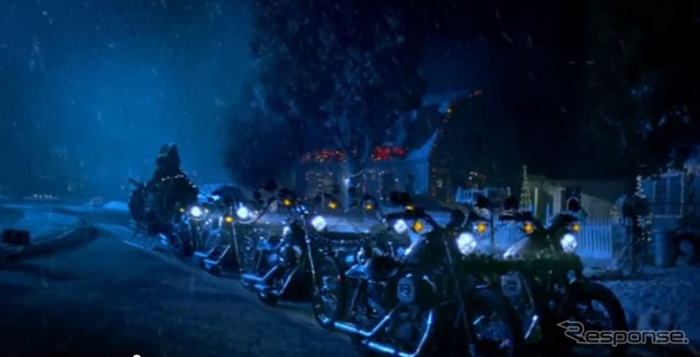 ハーレー・ダビッドソンのクリスマス映像、『The Miracle of Biker Claus』