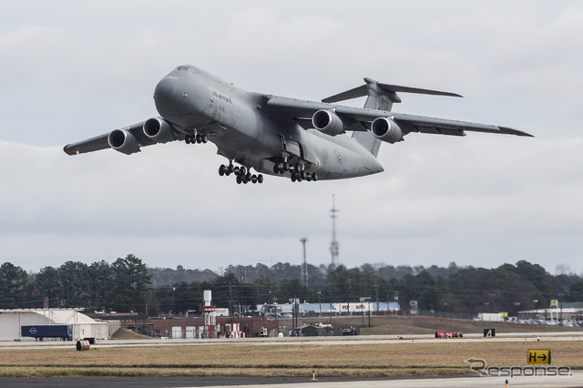 米空軍への16機目の納入となるC-5Mスーパーギャラクシー