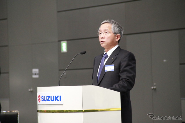スズキ 代表取締役副社長・四輪技術本部長の本田治氏