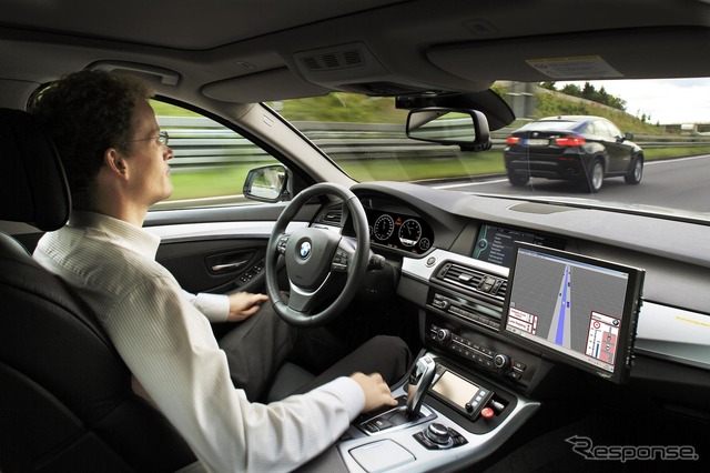 研究開発中のBMWグループの自動運転車
