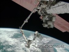 国際宇宙ステーション 船外活動による修理は2回目で終了
