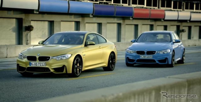 BMW M4クーペと新型M3セダン