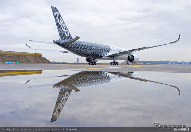 3機目のA350 XWB飛行テスト用航空機であるMSN2