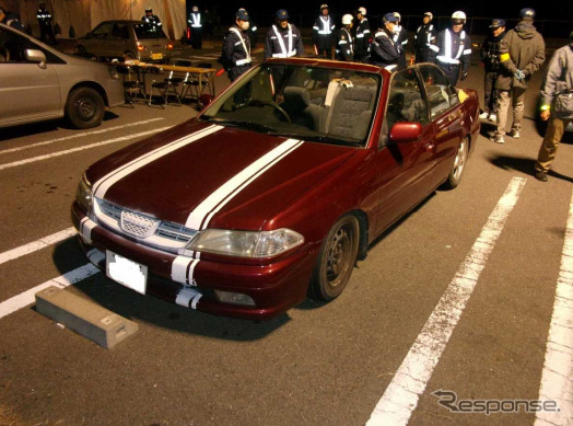 初日の出暴走族、特別街頭検査