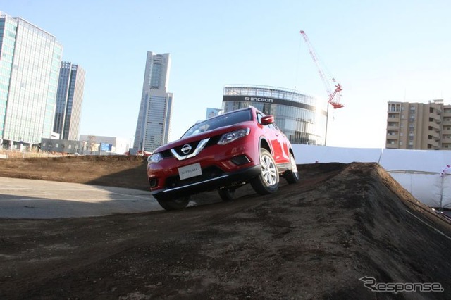 新型エクストレイル オフロード試乗会 in 横浜みなとみらい