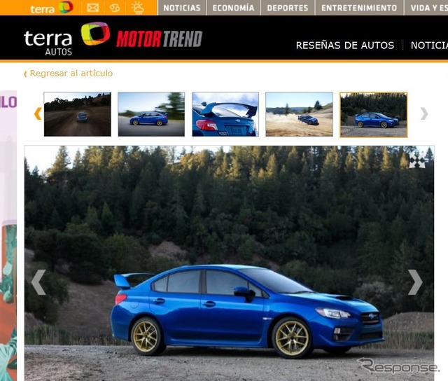 メキシコの自動車メディア、『terra AUTOS』がリークした新型スバルWRX STI