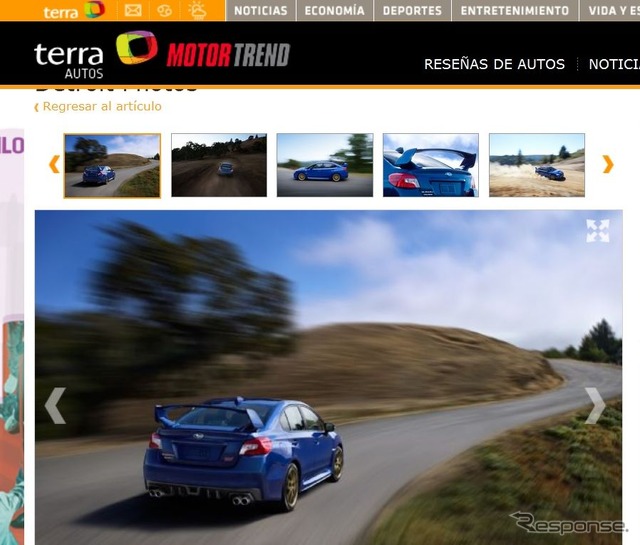 メキシコの自動車メディア、『terra AUTOS』がリークした新型スバルWRX STI