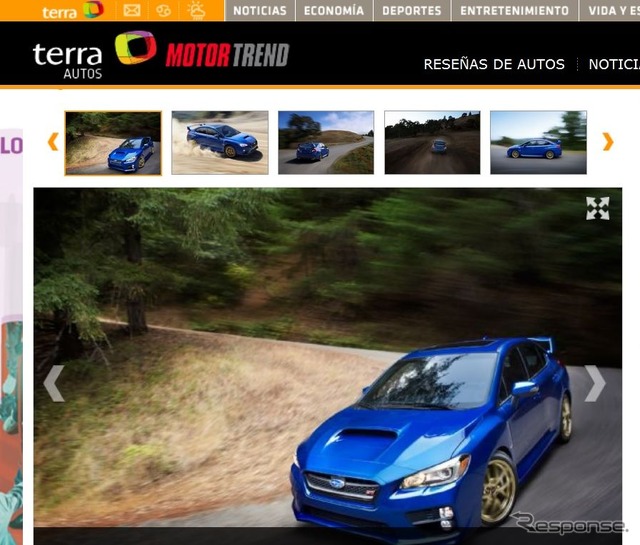 メキシコの自動車メディア、『terra AUTOS』がリークした新型スバルWRX STI