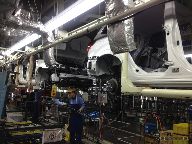 富士重工業の群馬製作所矢島工場（群馬県太田市）