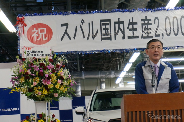 富士重工業代表取締役吉永泰之氏