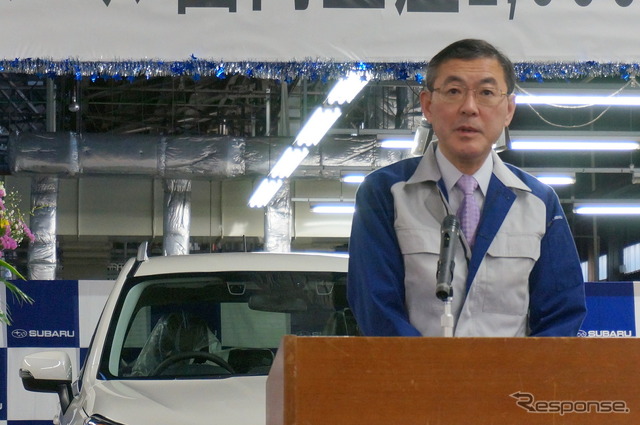富士重工業代表取締役吉永泰之氏