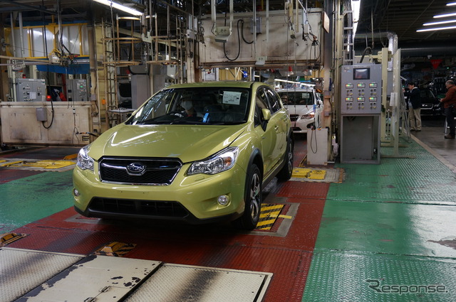 スバル群馬製作所 矢島工場 第二製造部 第五トリム課。最終検査工程。