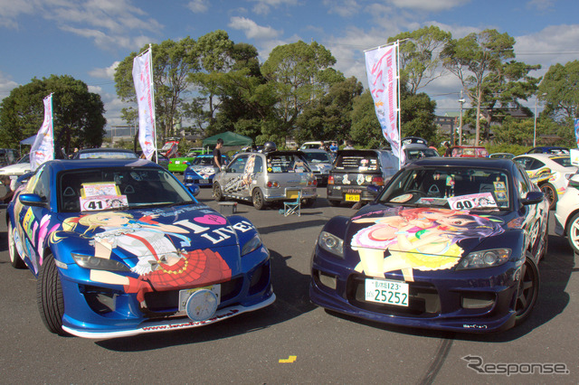 オートサロンの痛車版?「浜北鑑定団痛車展示会」週末開催