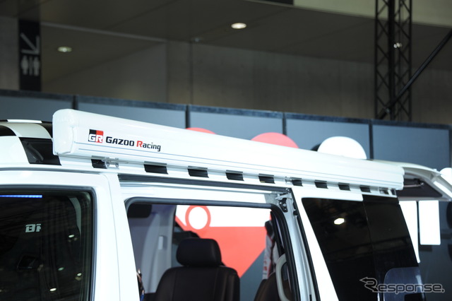 トヨタ GAZOO Racing に展示されたコマンドハイエース