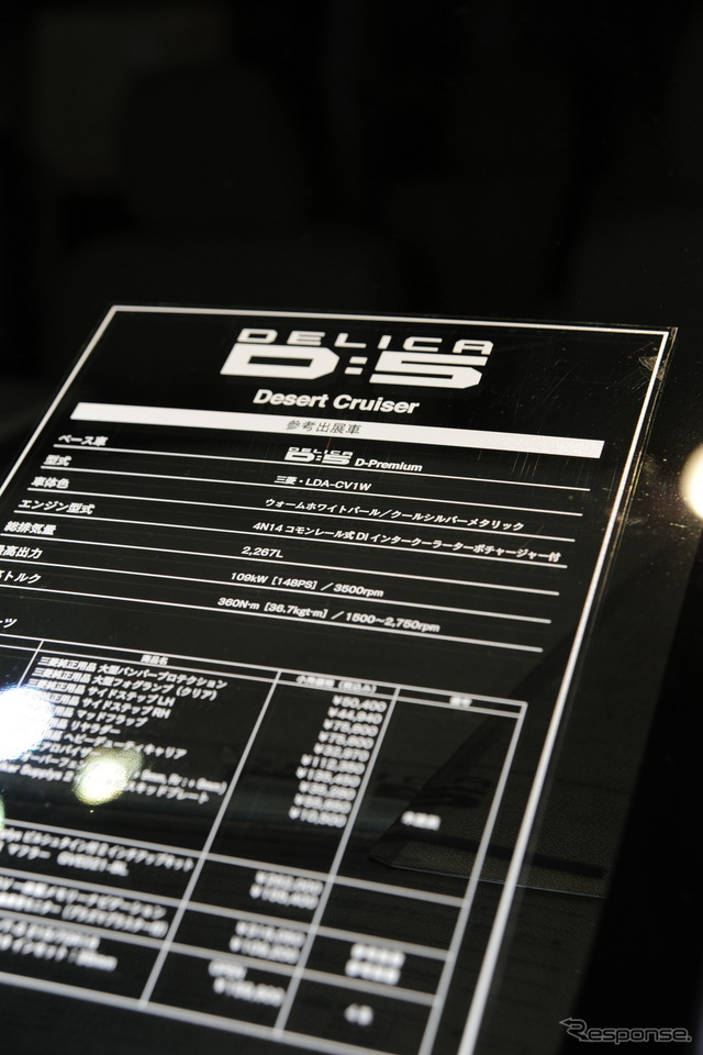 デリカ D:5 デザートクルーザー(東京オートサロン14)