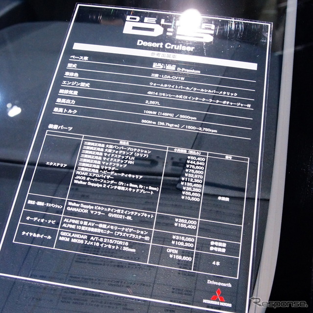 デリカ D:5 デザートクルーザー(東京オートサロン14)