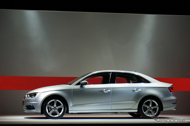 1月14日新春販売台数発表と同日に発表された「アウディ『A3 sedan(セダン)』」