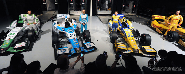 アンドレッティ・オートスポーツが公開した車体塗装テーマ