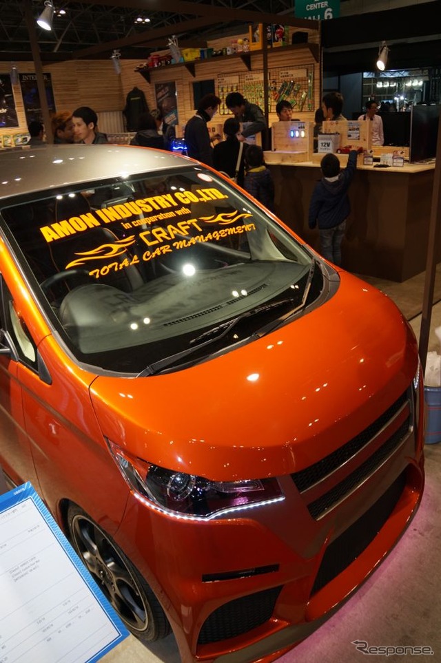 【東京オートサロン14】LEDを使ってDIYカスタマイズ…エーモン