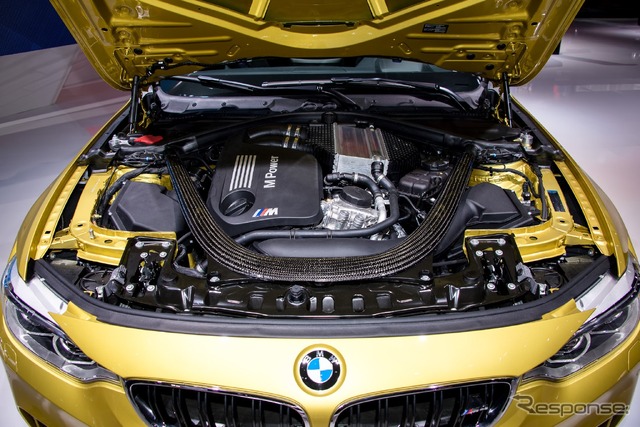 【デトロイトモーターショー14】BMW M4クーペ カーボン使用で80kg軽量化［詳細画像］