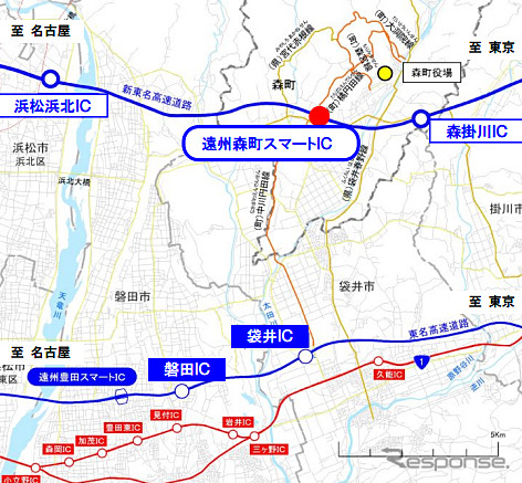 新東名 遠州森町スマートIC