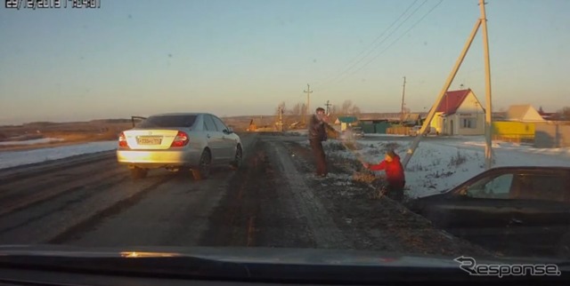 ロシアで起きた交通トラブルの結末