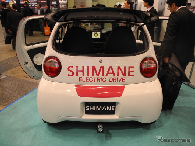 島根県次世代自動車等技術研究会が製作したEV第2弾（オートモーティブワールド2014）