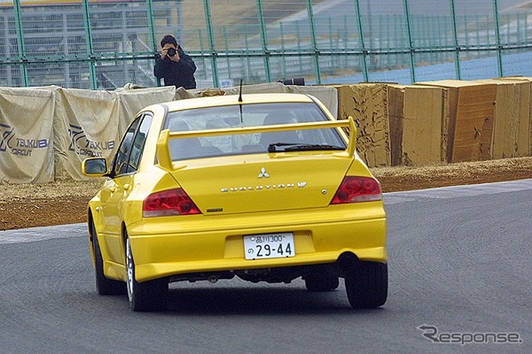 【鬼の写真蔵】ランサー・エボリューションVII @筑波サーキット(走り編)