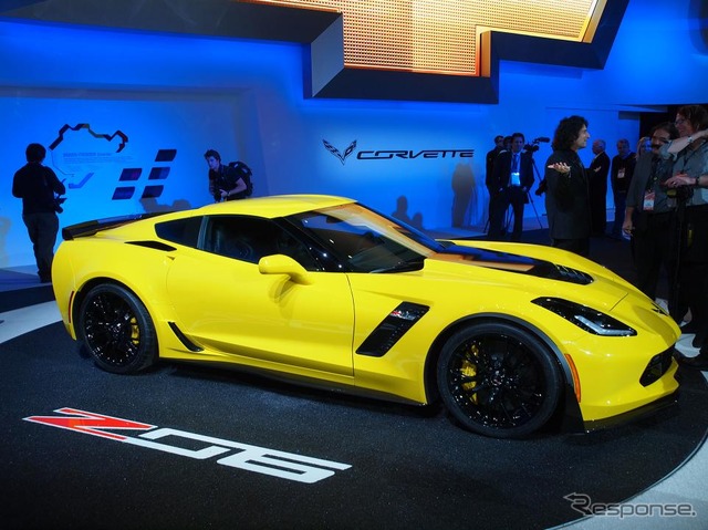 新型シボレー コルベット Z06 の Z07パッケージ(デトロイトモーターショー14)
