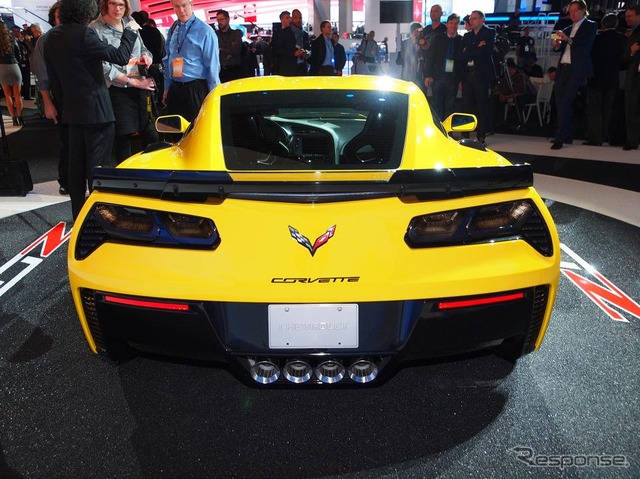 新型シボレー コルベット Z06 の Z07パッケージ(デトロイトモーターショー14)