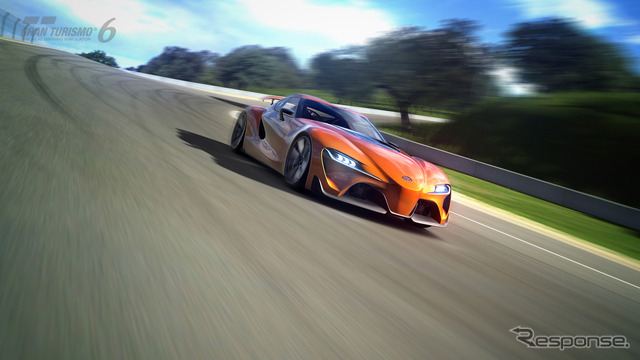 『グランツーリスモ6』で走行シーンを披露したトヨタFT-1