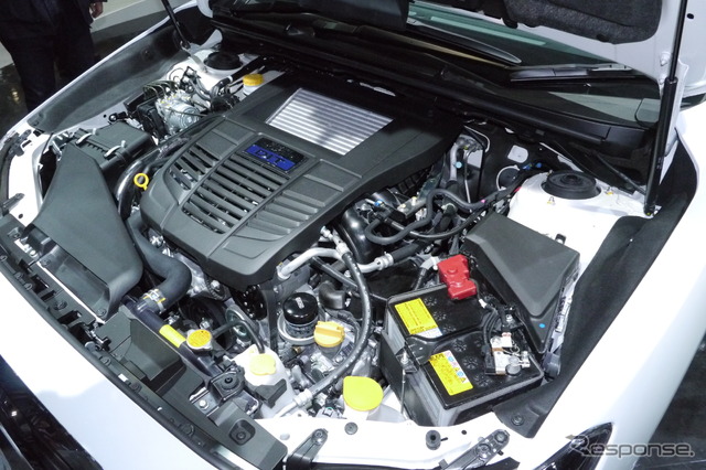 レヴォーグ・1.6リットル・GTに搭載の1.6リットルターボ“DIT”エンジン