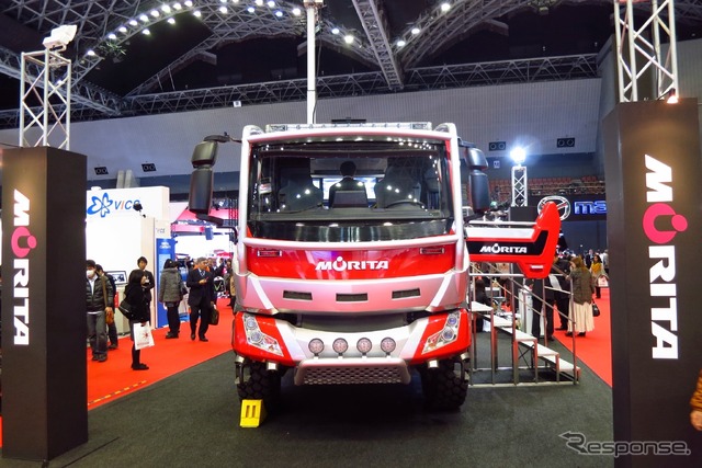 モリタの林野火災用消防車コンセプトカー『Wildfire TRUCK』（福岡モーターショー14）