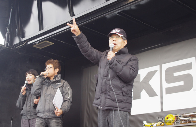 長谷川浩之社長 HKSプレミアムデー 富士スピードウェイ2014