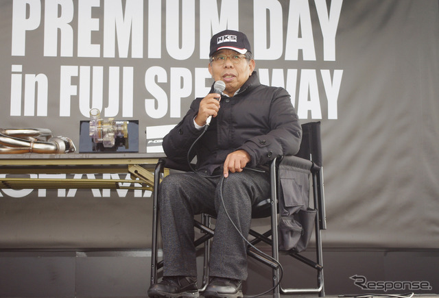 長谷川浩之社長 HKSプレミアムデー 富士スピードウェイ2014
