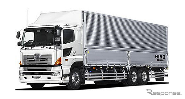 日野プロフィア  QPG-FR1EXEG（トランテックス製ボデー架装例。オプション装着車）
