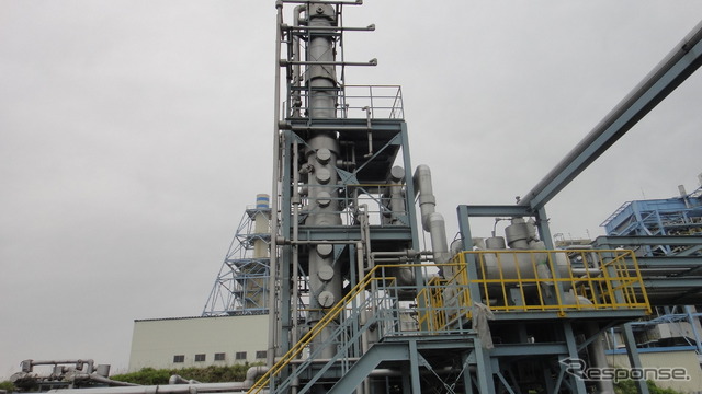 新潟のJA全農系エタノール製造設備