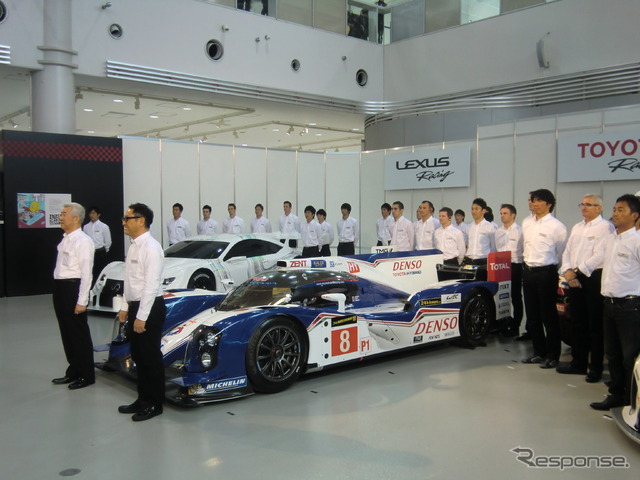 昨年のWEC参戦車、TS030。