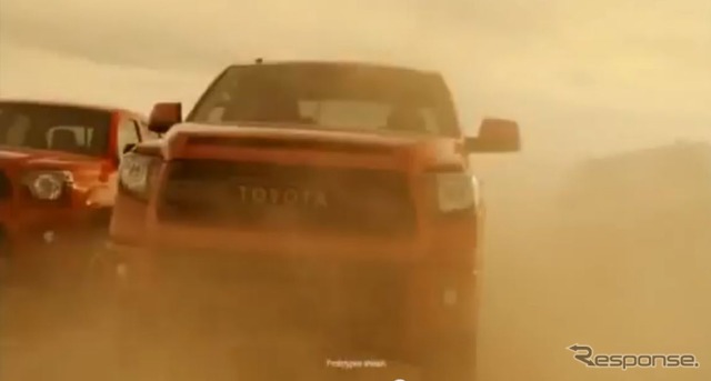 トヨタが米国市場に投入する「TRDプロ」の予告イメージ