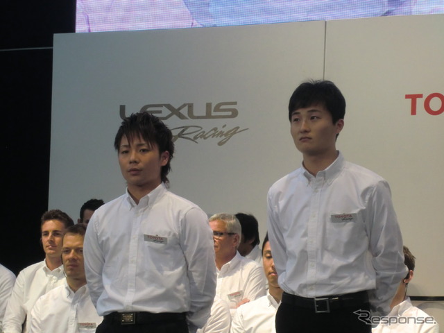 全日本F3にTOM'Sから参戦する勝田貴元(左)と山下健太。