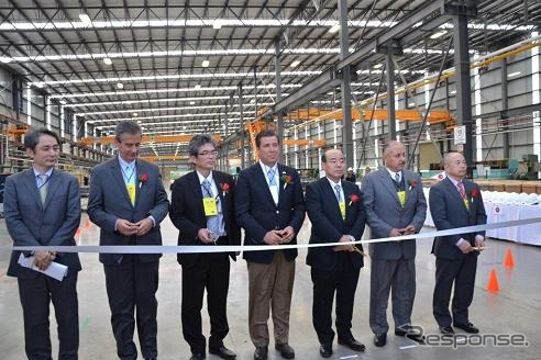 新日鉄住金、メキシコの自動車用鋼管工場の開所式を実施