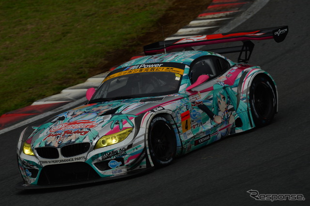 第6戦富士、GT300クラス優勝の谷口信輝&片岡龍也組BMW Z4。写真：GTA