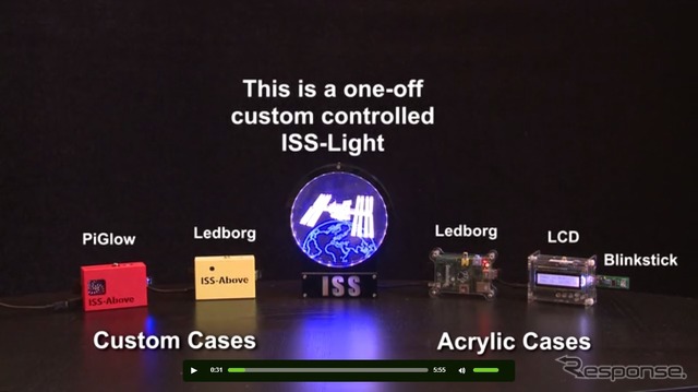 ISS-Aboveカスタム製品のバリエーション。左側2モデルをキックスターターで注文を受け付ける。