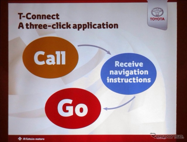 【トヨタ T-Connect 発表 in ドバイ】砂漠で迷わない&ムスリム最適化のナビ&オペレーターサービス