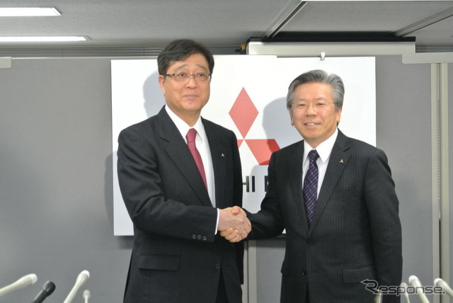 三菱自動車 新体制会見