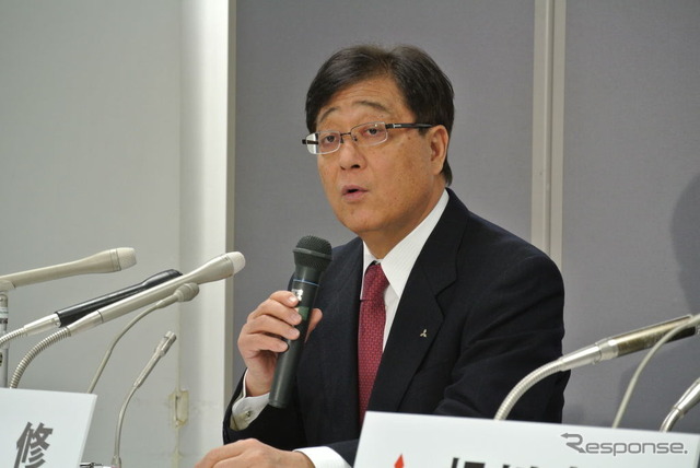 三菱自動車 益子修社長