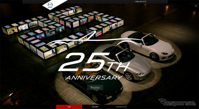 マツダ・ロードスター 誕生25周年アニバーサリーサイト