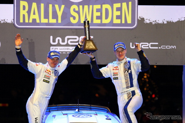 ラリースウェーデンで勝利したVWのヤリ‐マティ・ラトバラ